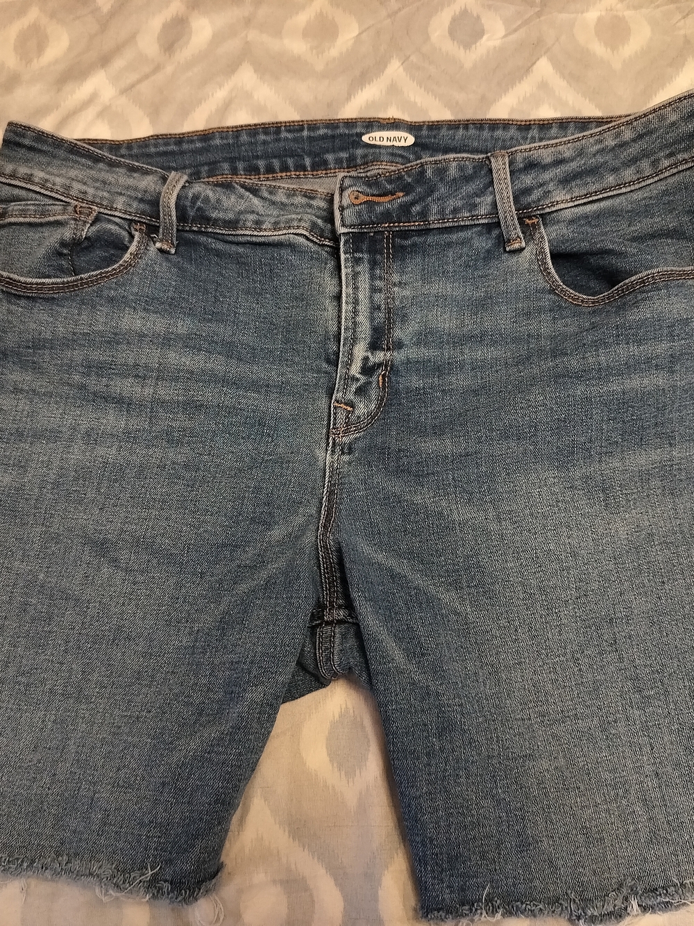 Old Navy Midwash Denim Cutoff Shorts - Blue